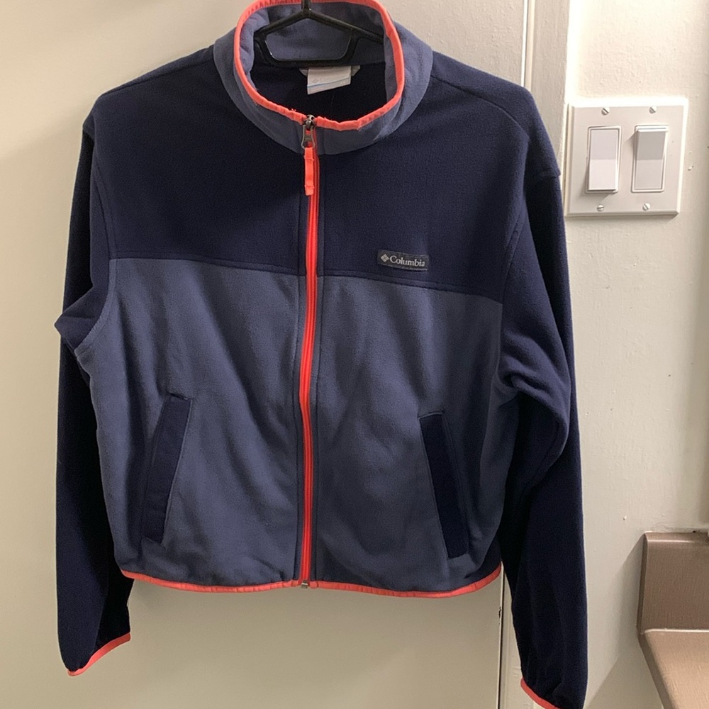 Columbia fleece zip up sweater size: XS
